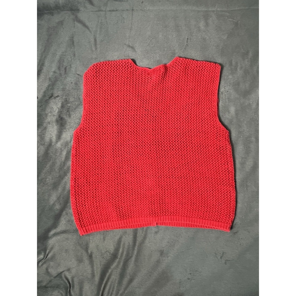 Napa Valley Women's Knitted Floral Sweater Vest - Picture 9 of 9